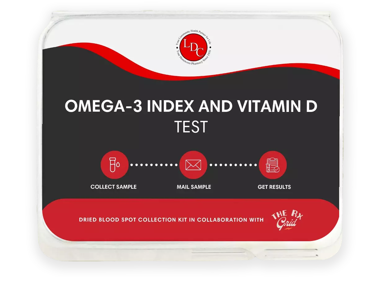 Omega-3 Index and Vitamin Test Kit