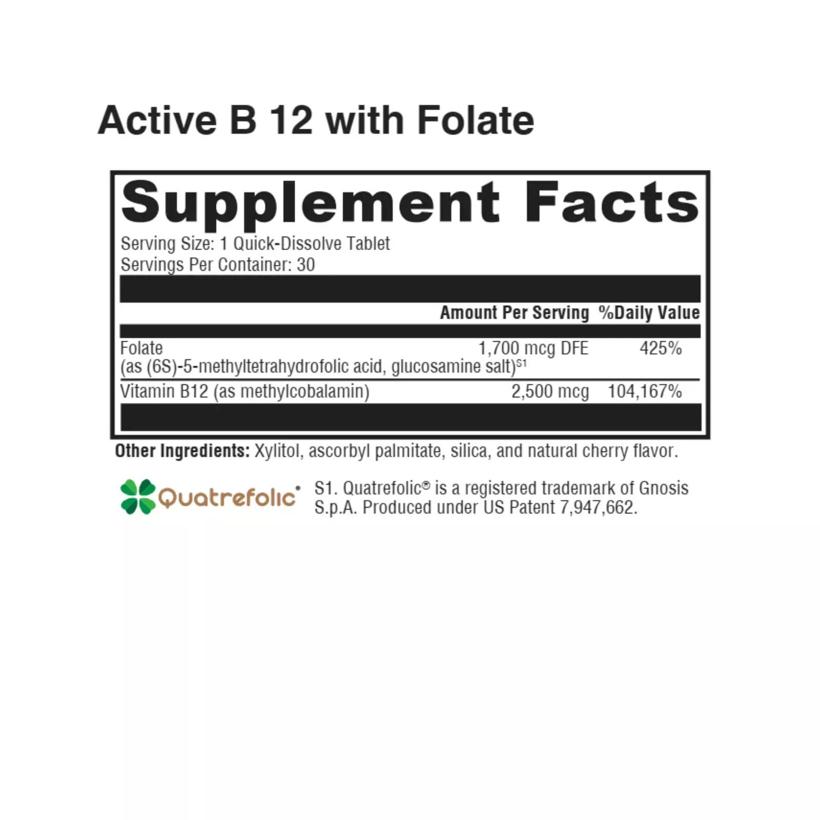 Active B12 with Folate